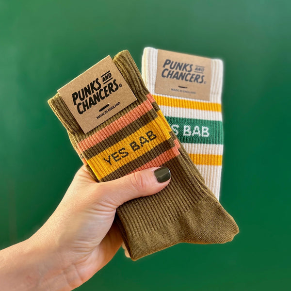 YES BAB Khaki Socks – Birmingham Museums Trust